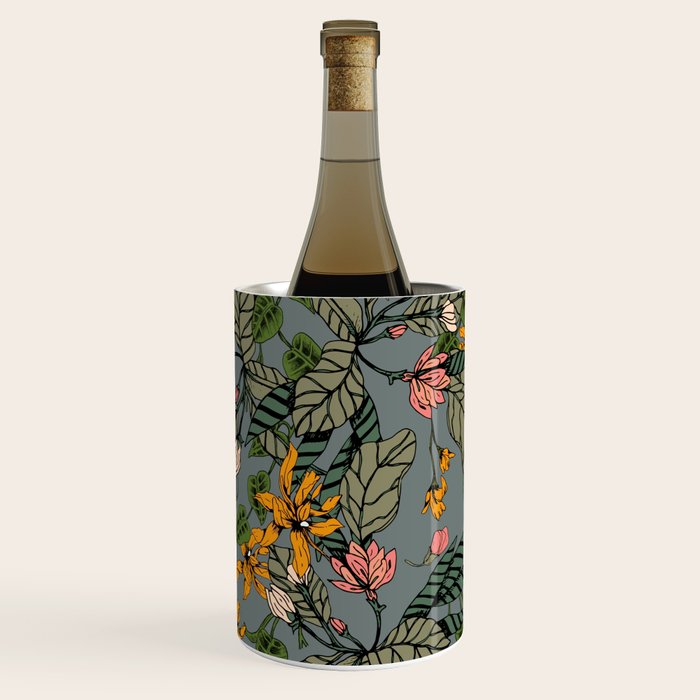 blooming flower botanical Wine Chiller Gallery Image 1