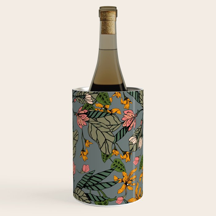 blooming flower botanical Wine Chiller Gallery Image 3