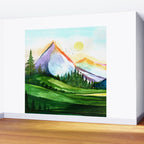Colorful Landscape 4 Wall Mural Gallery Image 2