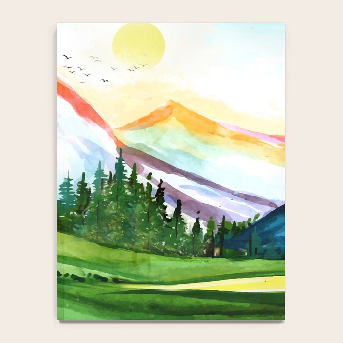 Colorful Landscape 4 Notebook Gallery Image 4