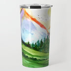 Colorful Landscape 4 Travel Mug Gallery Image 1