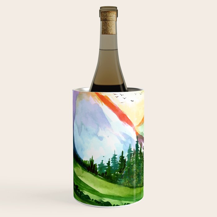 Colorful Landscape 4 Wine Chiller Gallery Image 1