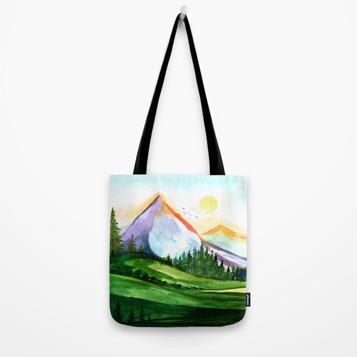 Colorful Landscape 4 Tote Bag Gallery Image 2