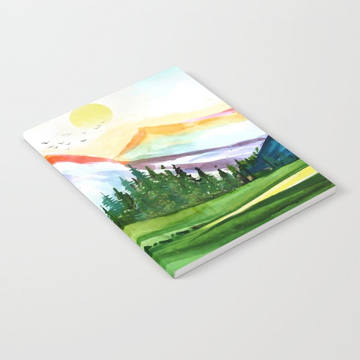 Colorful Landscape 4 Notebook Gallery Image 2