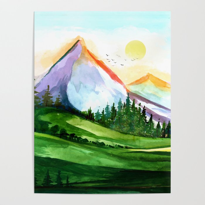 Colorful Landscape 4 Poster Gallery Image 1