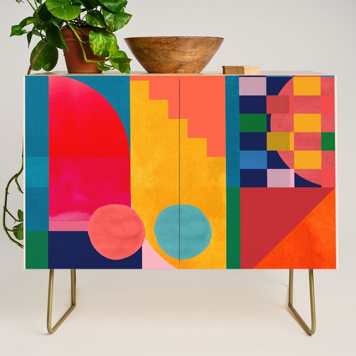 Geometric Shapes 149 Credenza Gallery Image 1
