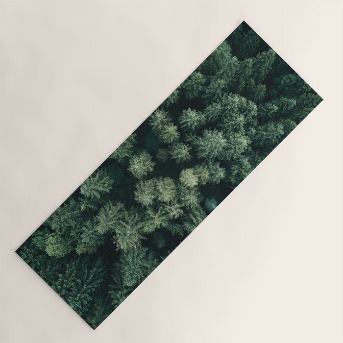 Forest from above - Landscape Photography Yoga Mat Gallery Image 1