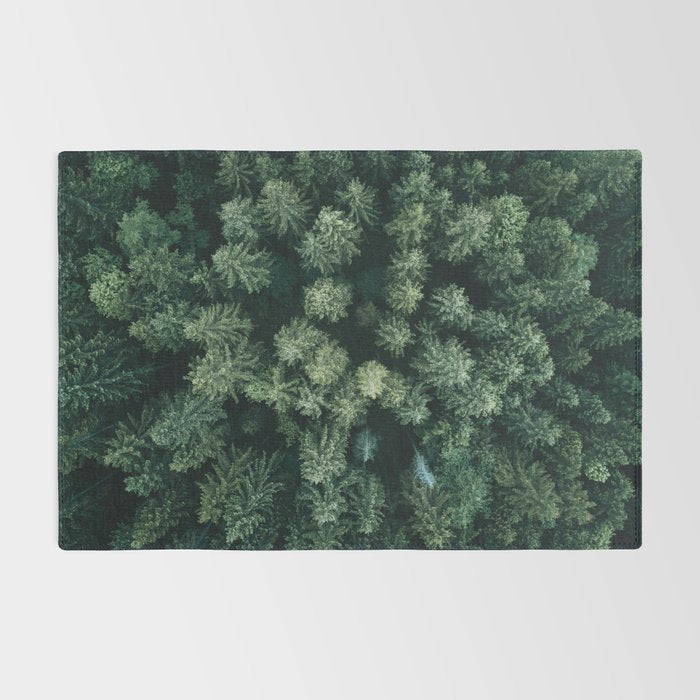 Forest from above - Landscape Photography Rug Gallery Image 2