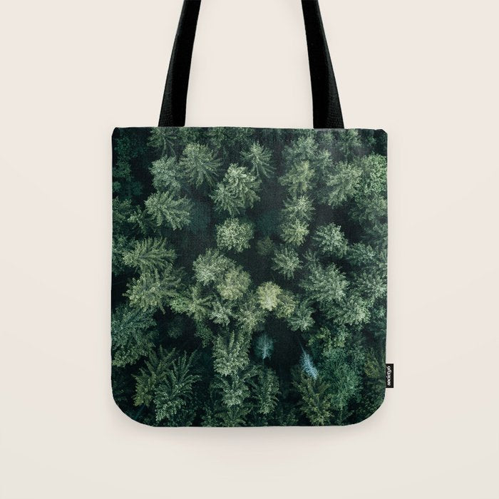 Forest from above - Landscape Photography Tote Bag Gallery Image 1