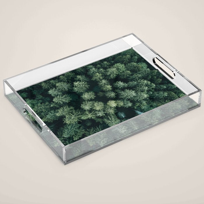 Forest from above - Landscape Photography Acrylic Tray Gallery Image 1