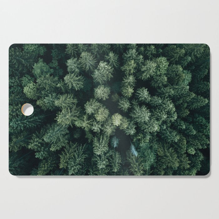Forest from above - Landscape Photography Cutting Board Gallery Image 1