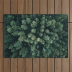 Forest from above - Landscape Photography Outdoor Rug Gallery Image 1