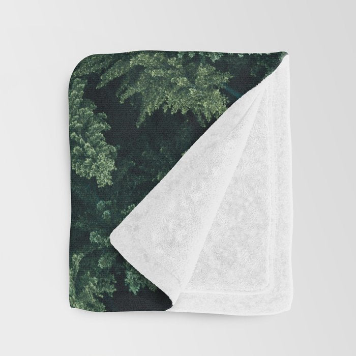 Forest from above - Landscape Photography Throw Blanket Gallery Image 3