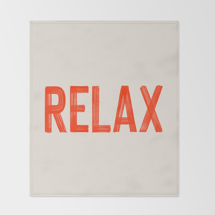 Relax Throw Blanket Gallery Image 2