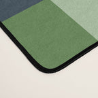 Windowpane Plaid Blue Pink on Green Desk Mat Gallery Image 4