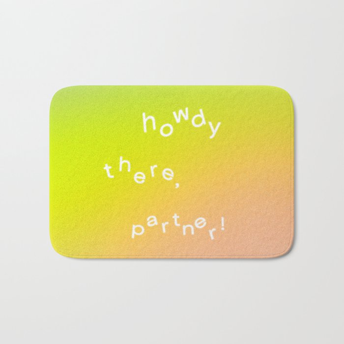 Howdy Bath Mat Gallery Image 1