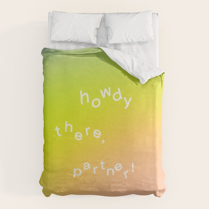 Howdy Duvet Cover Gallery Image 1