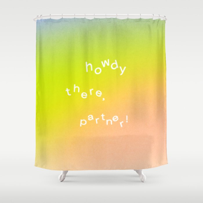 Howdy Shower Curtain Gallery Image 1