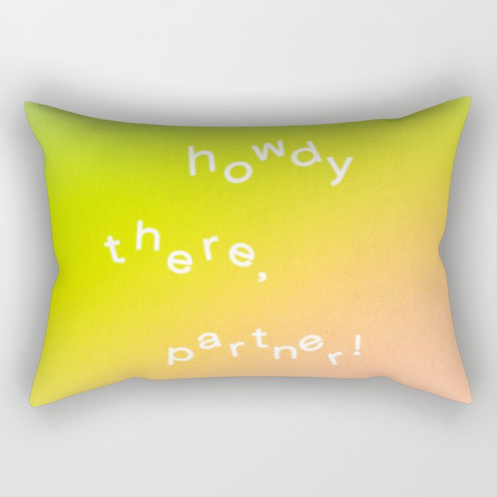 Howdy Rectangular Pillow Gallery Image 2