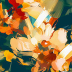 Abstract Floral Splashes Coffee Mug Gallery Image 2