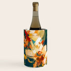 Abstract Floral Splashes Wine Chiller Gallery Image 1