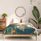 Abstract Floral Splashes Comforter Gallery Image 3