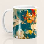 Abstract Floral Splashes Coffee Mug Gallery Image 3