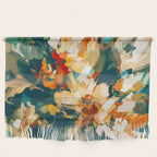 Abstract Floral Splashes Wall Hanging Gallery Image 1