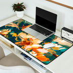 Abstract Floral Splashes Desk Mat Gallery Image 2