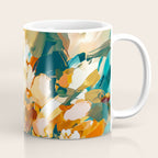 Abstract Floral Splashes Coffee Mug Gallery Image 1