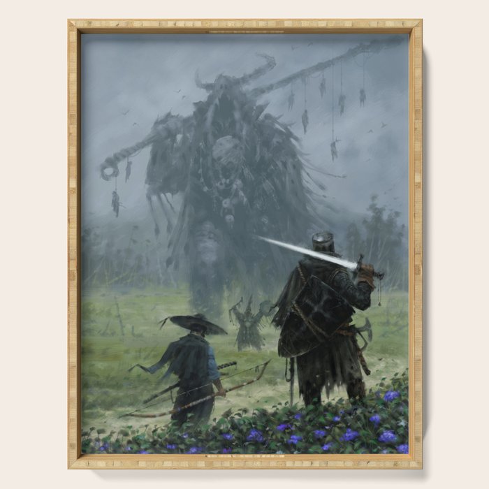 Brothers in arms - Shaman Serving Tray Gallery Image 1