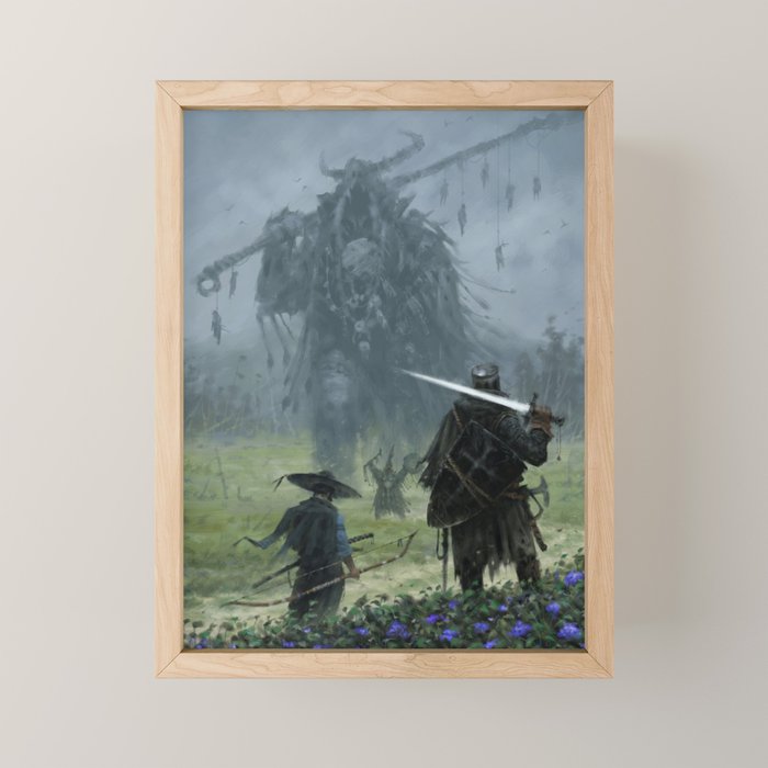 Brothers in arms - Shaman Mini Art Print Gallery Image 1