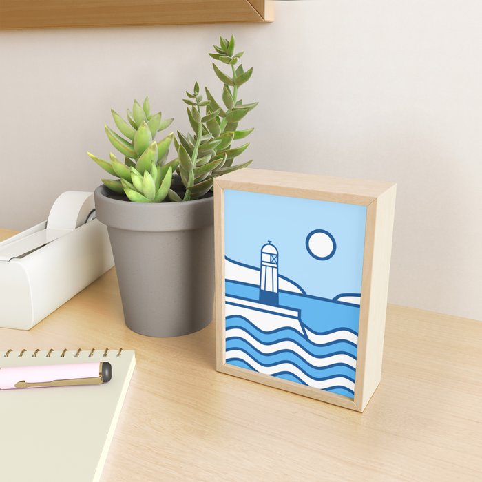 The Lighthouse Mini Art Print Gallery Image 2