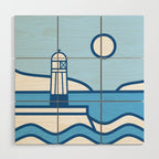 The Lighthouse Wood Wall Art Gallery Image 1