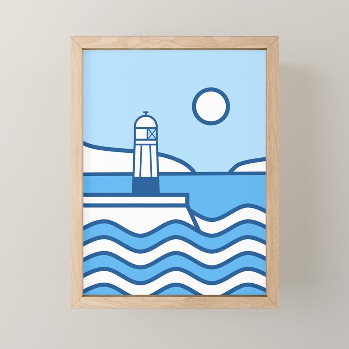The Lighthouse Mini Art Print Gallery Image 1