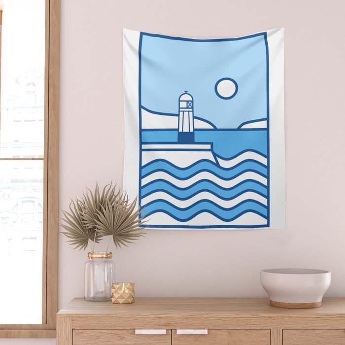 The Lighthouse Wall Tapestry Gallery Image 2