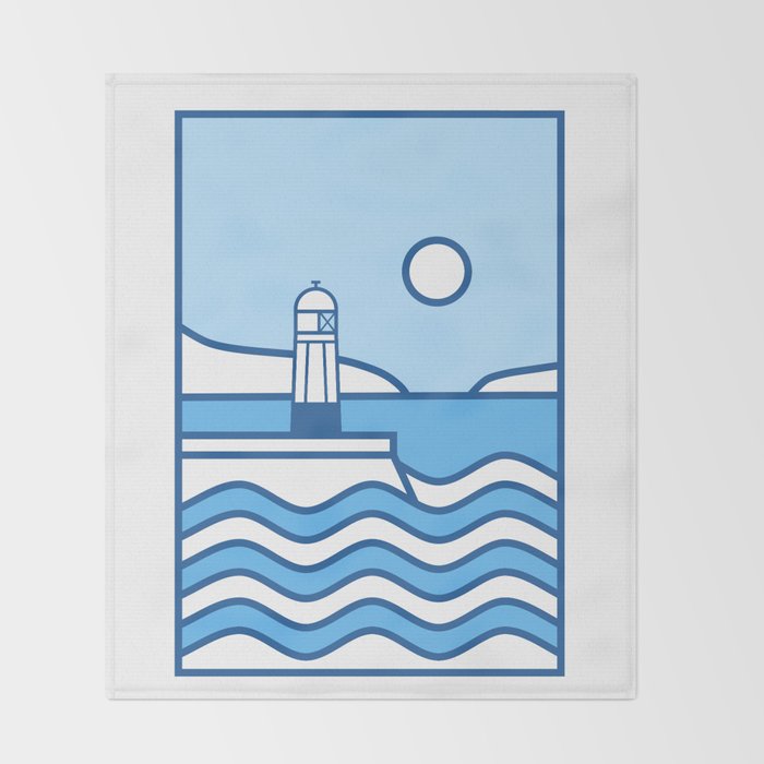 The Lighthouse Throw Blanket Gallery Image 2