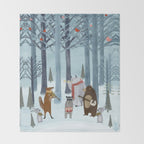 nature symphony Throw Blanket Gallery Image 2
