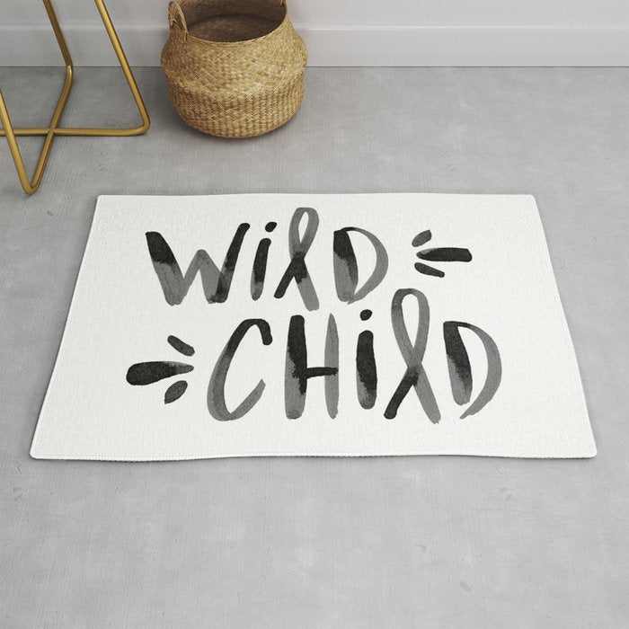 Wild Child - Black Rug Gallery Image 1