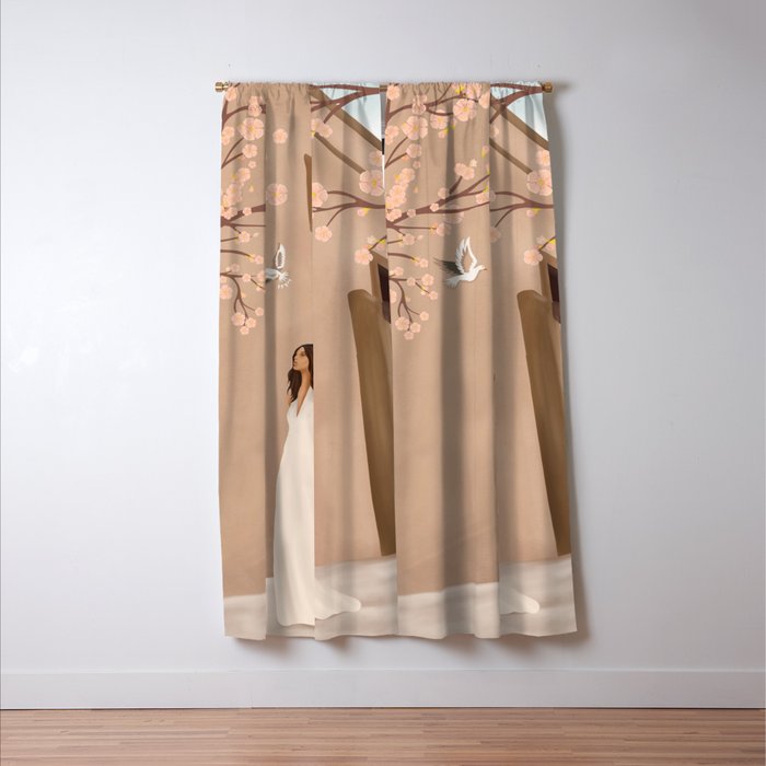 New White Dress Window Curtain Gallery Image 3