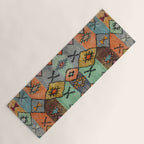 Traditional Vintage Moroccan Rug Yoga Mat Gallery Image 1