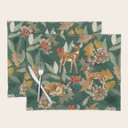 Deer in the autumn nature 22 Placemat Gallery Image 1