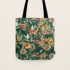 Deer in the autumn nature 22 Tote Bag Gallery Image 1