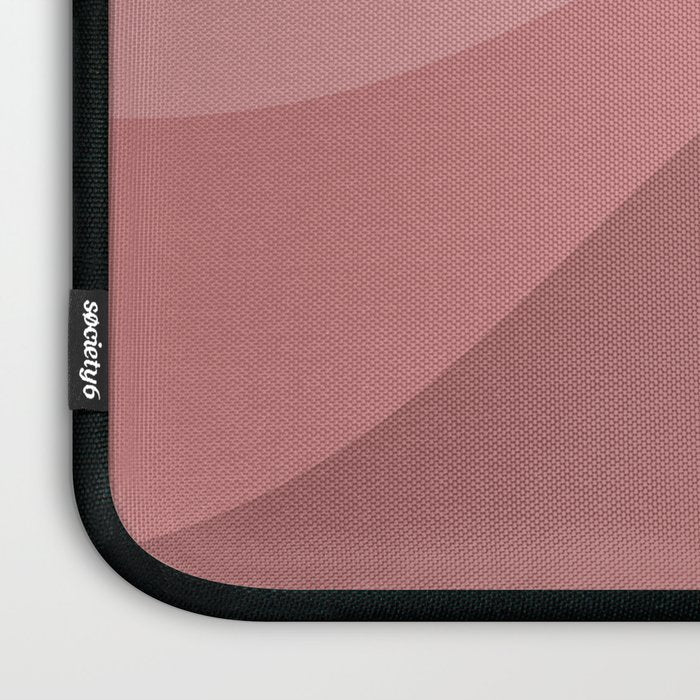 Abstract Color Waves - Pink Tones Laptop Sleeve Gallery Image 3