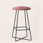 Abstract Color Waves - Pink Tones Stool Gallery Image 1