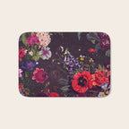 Astro Garden - Space, Stars, Purple, Red, Pink, Blossom, Vibrant, Flower Garden Bath Mat Gallery Image 1