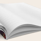 Astro Garden - Space, Stars, Purple, Red, Pink, Blossom, Vibrant, Flower Garden Notebook Gallery Image 2