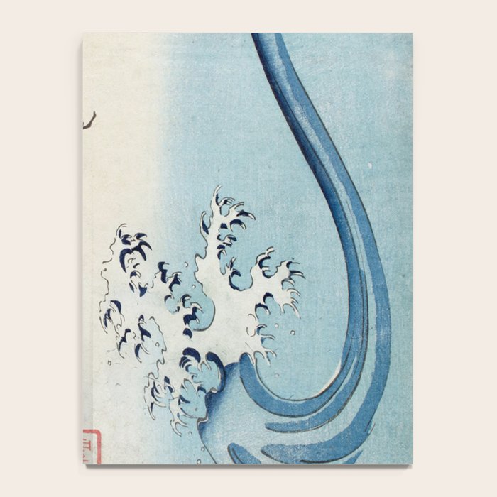 Hiroshige Cranes Flying over Waves  Notebook Gallery Image 4