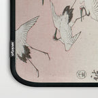 Hiroshige Cranes Flying over Waves  Laptop Sleeve Gallery Image 3