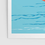 Quepasa - memphis throwback retro minimal modern neon boating yacht club sailing summer sport Poster Gallery Image 3